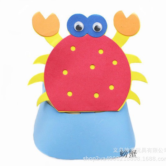 Día del niño Eva sombrero para el sol actividades entre padres e hijos dibujos animados animal tocado doce tocado del zodiaco