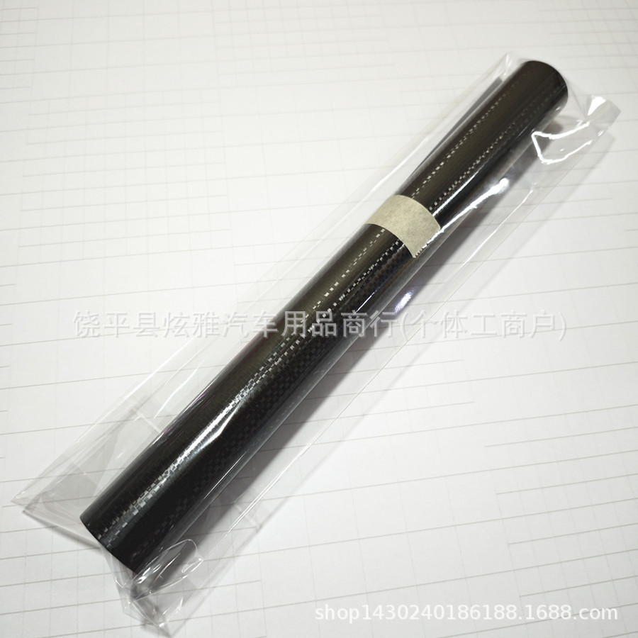 Car Color-Changing Film, Glossy Pet Diamond-Shaped Honeycomb Carbon Fiber Film, Hexagonal Black Car Body Sticker, Pet Forged Honeycomb Film
