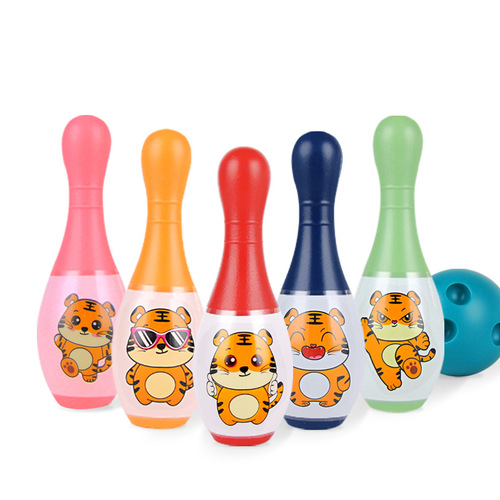 Children's sports toys fitness parent-child interactive set boy kindergarten baby gift mini bowling ball