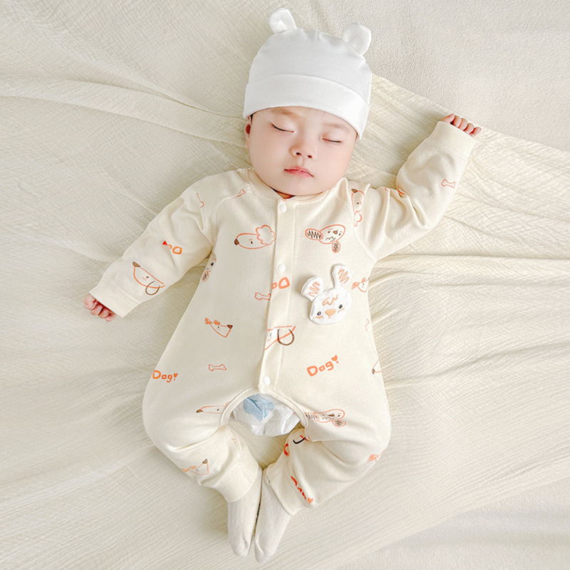 Primavera, otoño, invierno, ropa de recién nacidos, ropa de algodón para hombres y mujeres, ropa caliente, ropa de otoño para bebés