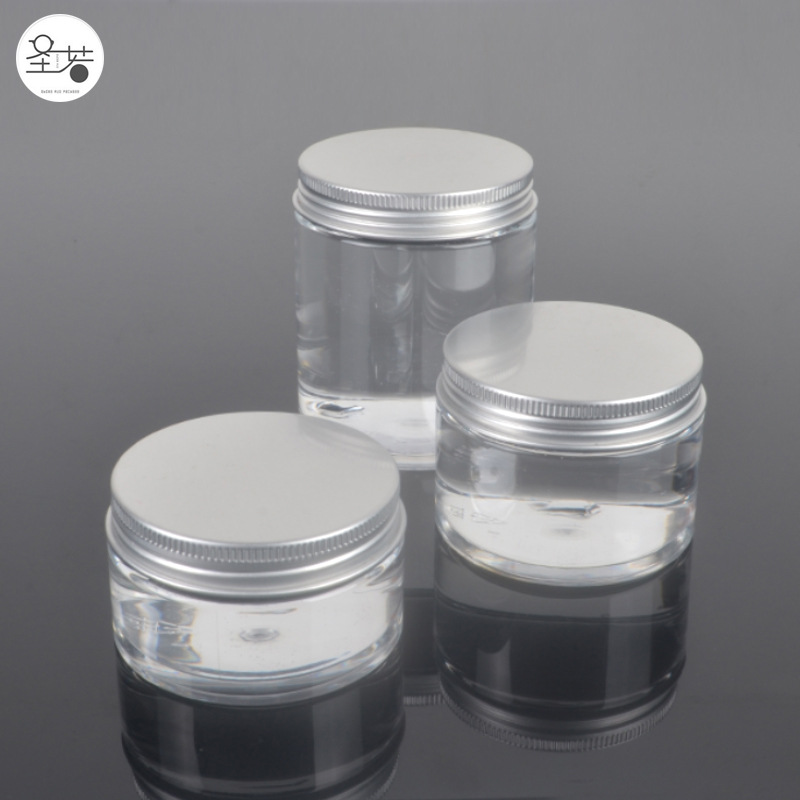 200ml Aluminum Cap Transparent Wide Mouth Bottle with Various Specifications Pet Universal Seal Factory Price Honey Nuts Roasted Seeds and Nuts Snack Jar