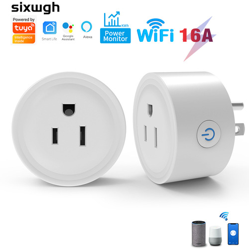 Tuya wifi US standard metering socket zigbee smart plug mobile phone remote voice control timing switch