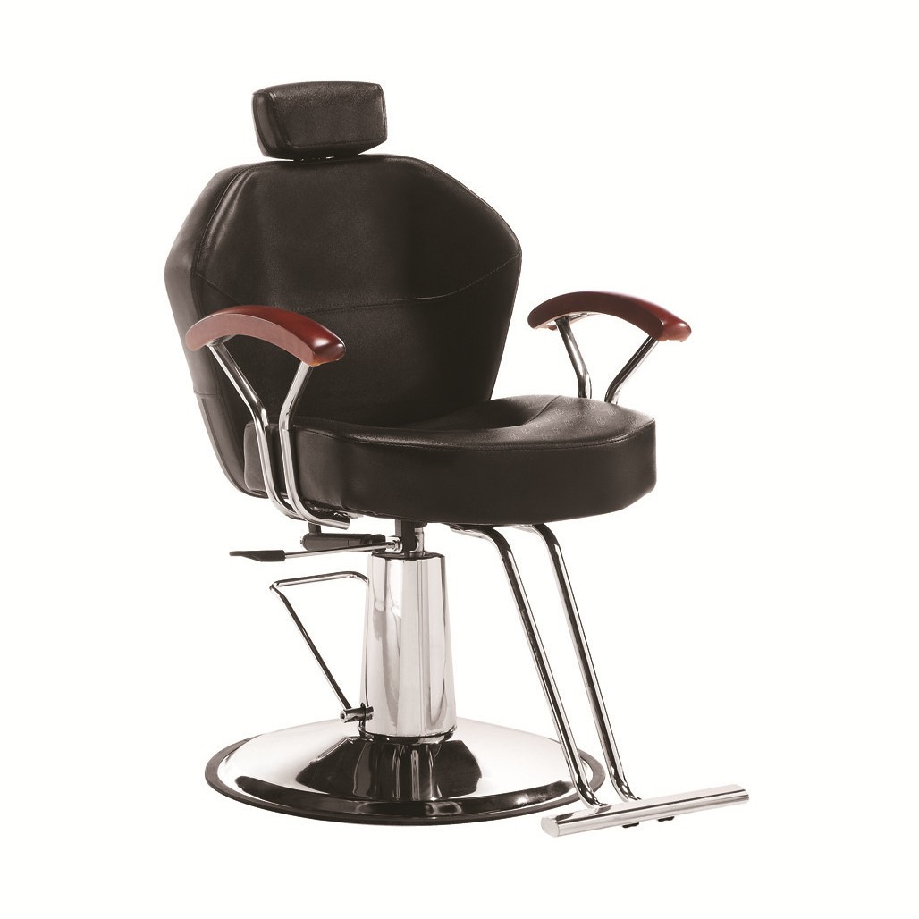 理发刮胡双用放倒大椅多功能美发椅大号升降液压泵+580MM圆盘带枕