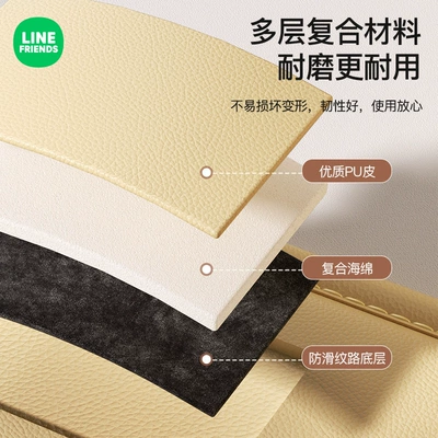 Pad for Rear Seat Backrest, Chair back anti-kick pad