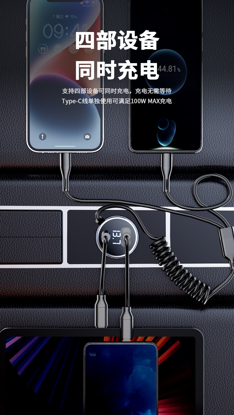 凱迪系列160W帶線快充車用充電器PD-C37_04.jpg