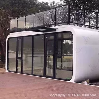 集装箱移动房屋太空舱苹果舱户外办公室集成创意别墅商铺民宿可定