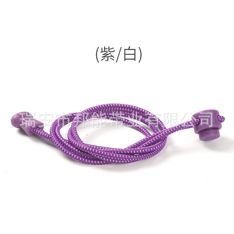 2,8-3mm elástico redondo sin cordones elásticos adaptados a las zapatillas de montañismo zapatos deportivos casuales para niños cintura