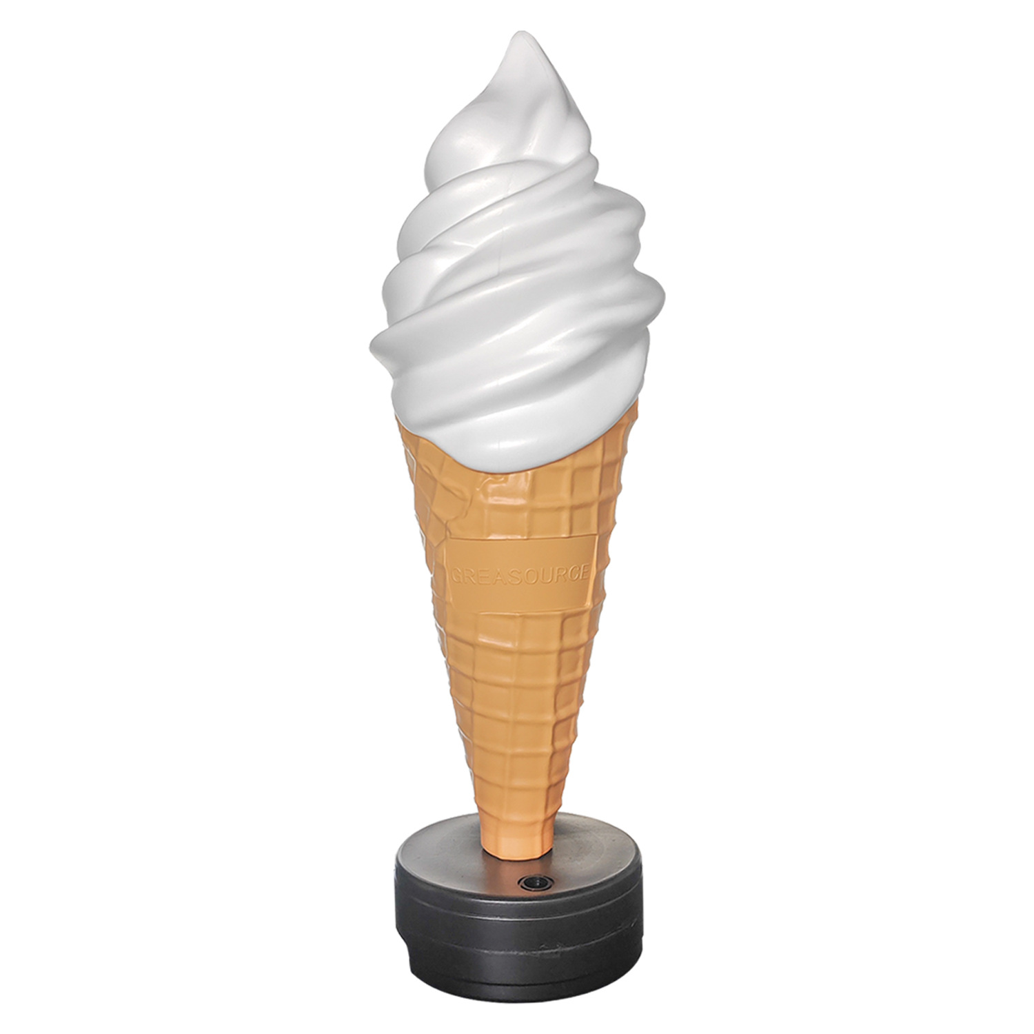 1.5 Miko simulación de helado modelo de lámpara de color cambiante de forma de helado comercial drenaje iluminación caja de luz publicitaria