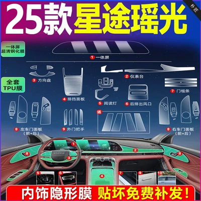 Car interior film – 25 Types of Interior Film for - 25-yao-guang-cdm-full-set-tpu-integrated-screen-hd-tempered-glass-film
