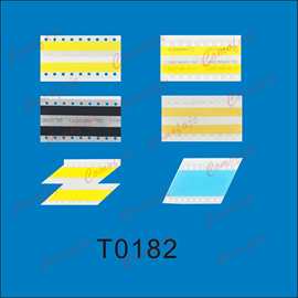 SMT贴片机接料带  黑色 银色 蓝色 黄色双连片 适用各机型接料带