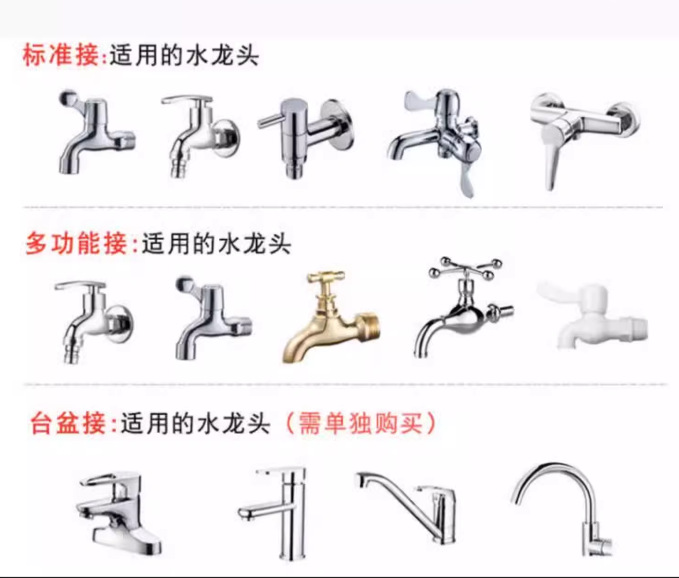 Suitable for High-Pressure Car Wash Water Gun, Household Flower Watering Artifact, Telescopic Water Pipe, Hose, Tap Water Booster, Flushable Water