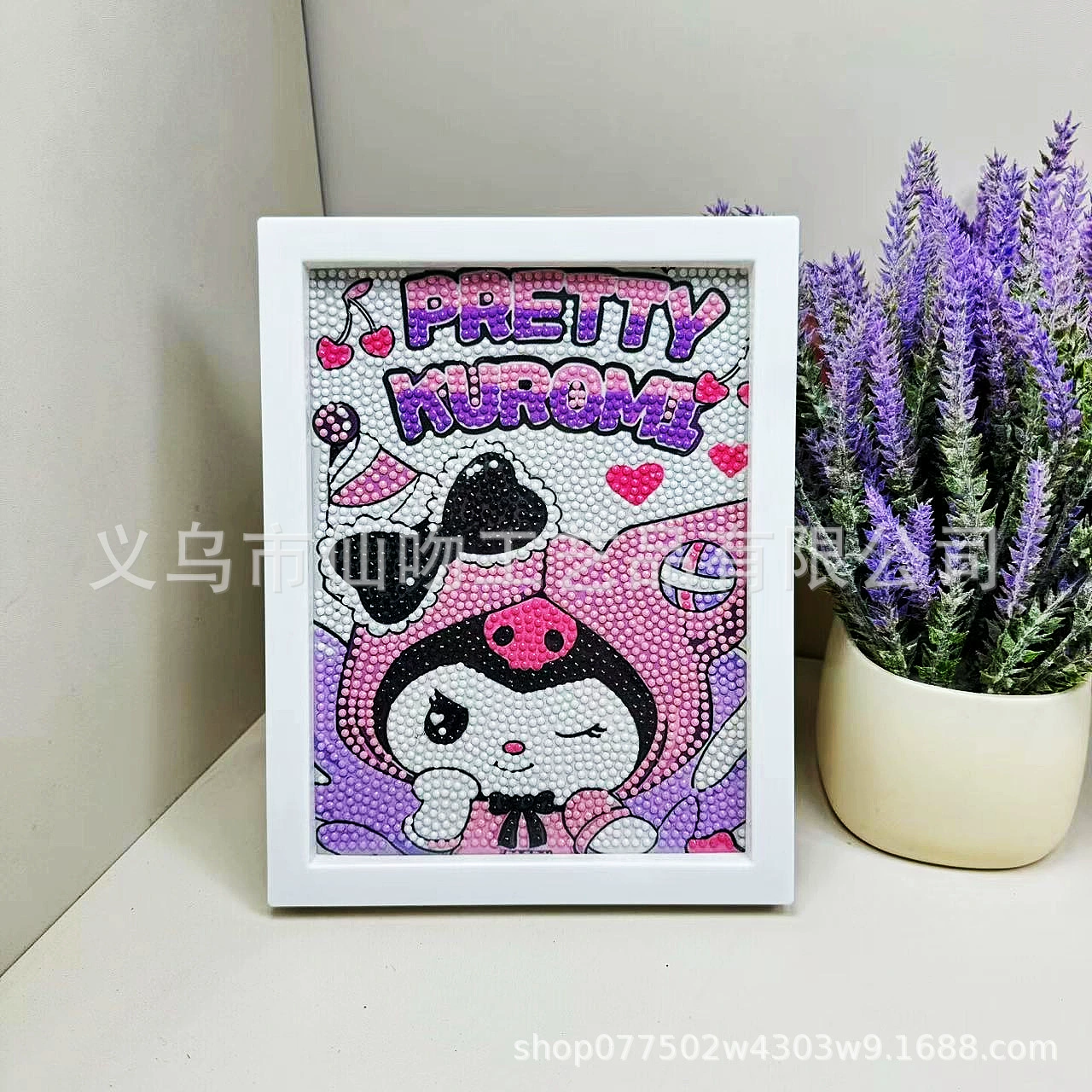 Набор для алмазной живописи Sanrio Kuromi, 17×22 см пластиковая рамка, набор для творчества DIY для детей