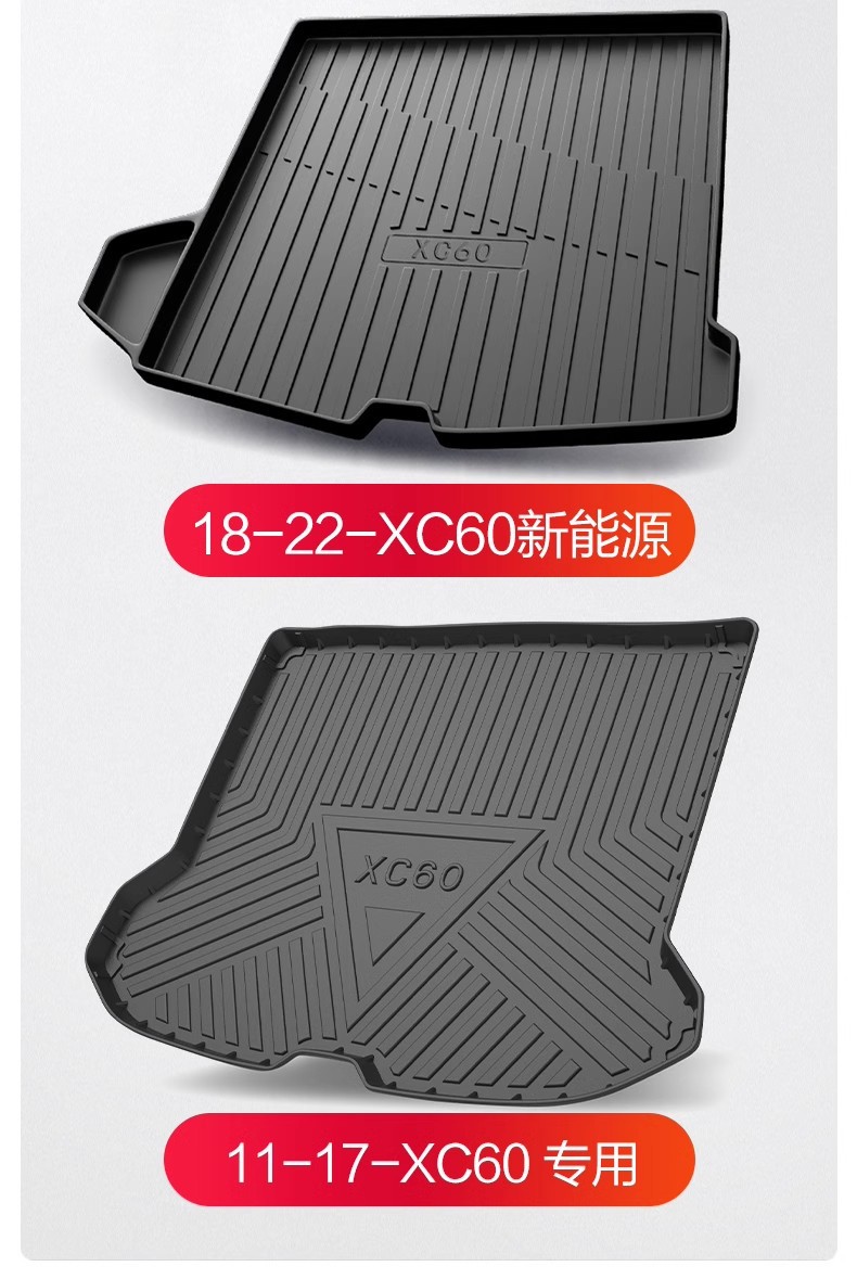 Suitable for Volvo Xc60 Trunk Mat, Complete Collection of Automotive Accessories, Modified Parts, 2026 Model Tpe Trunk Mat