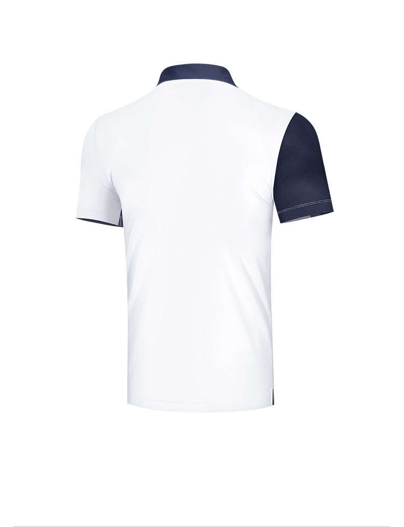 Áo polo golf nam PGM tay ngắn, phối màu tương phản, chất liệu thoáng mát — YF569-màu xanh nước biển, YF569-màu xanh lá cây chi tiết 12