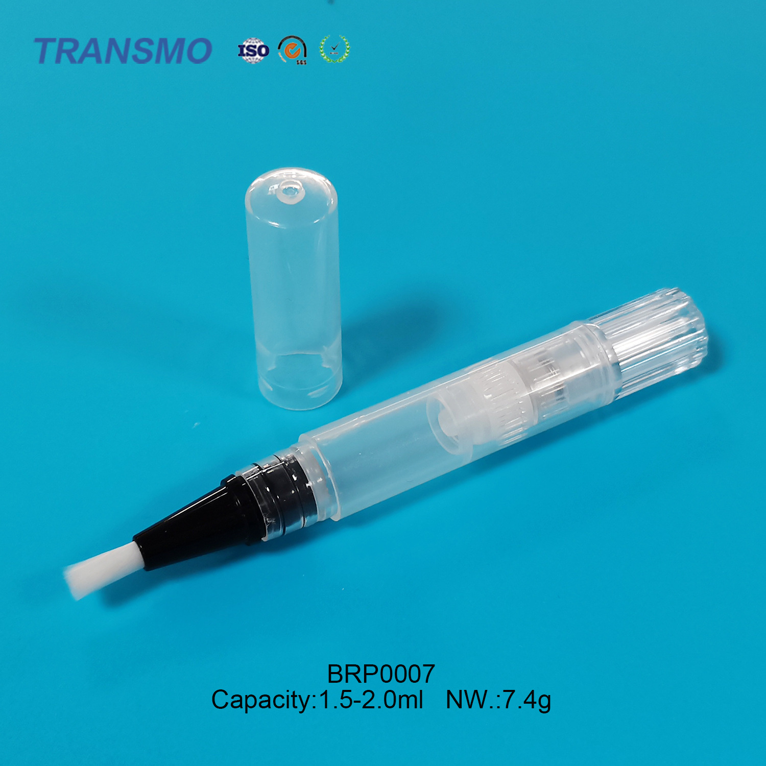 可定制 1.5ml尼龙毛刷真空旋拧笔美甲笔精华液分装笔牙齿美白笔