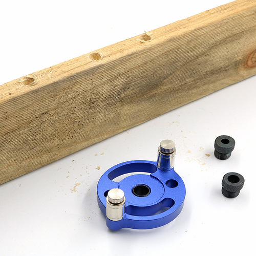 Woodworking straight hole punch self-centering round wood tenon opening 6 8 10mm drilling positioner drilling auxiliary tool