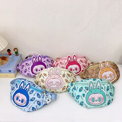 卸売りの新型の越境してかわいい幼稚園の赤ちゃんの腰の包みの布の漫画の子供の胸の包みの子供の斜めのショルダーバッグの潮