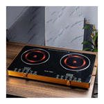 2024新款品牌代工电陶炉双灶双头商用家用平面3500W大功率OEM定制