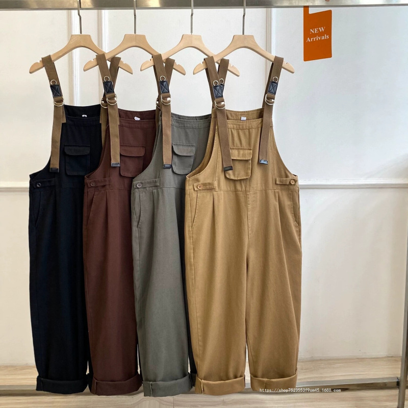 Brand Discount Store Clearance Workwear Denim Overalls for Women, Korean Style Loose and Stylish, Age-Reducing Suspenders Jumpsuit Brand Discount Store Clearance Workwear Denim Overalls for Women, Korean Style Loose and Stylish, Age-Reducing Suspenders Jumpsuit