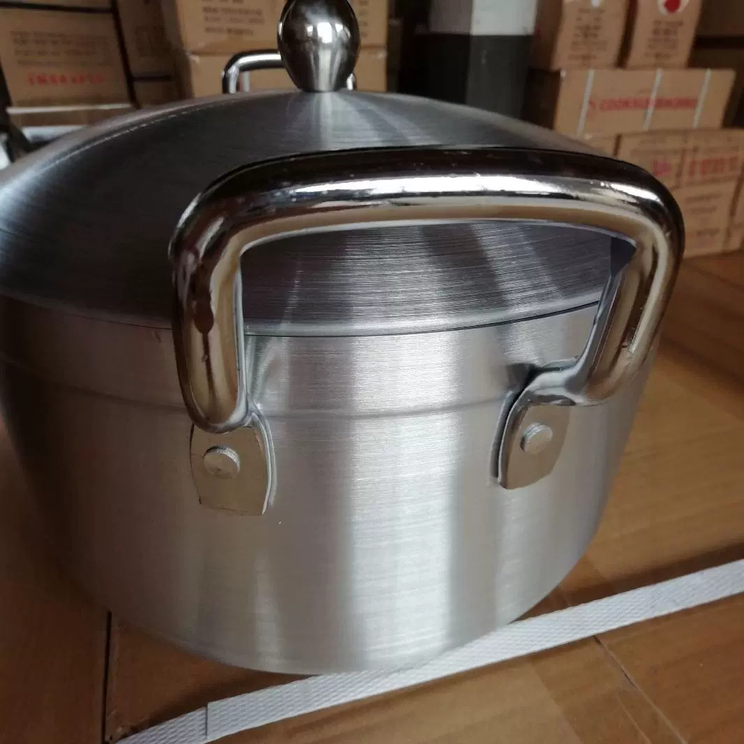 Comercio exterior Exportación utensilios de cocina cazuela olla sopa traje de aluminio hogar cocina olla al por mayor