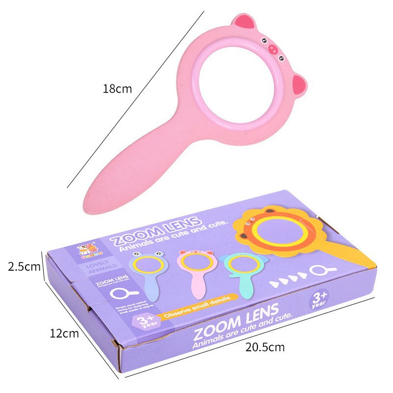 Fuchsia magnifying glass