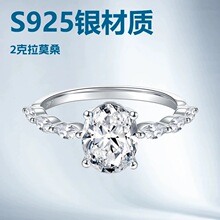 S925�yĪɣʯ����2����DEɫ���18K�׽��ָӆ��Y��Ů�羳��
