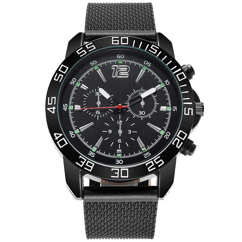 Montre lumineuse d'affaires décontractée pour hommes, série Cool Internet_voghion.com