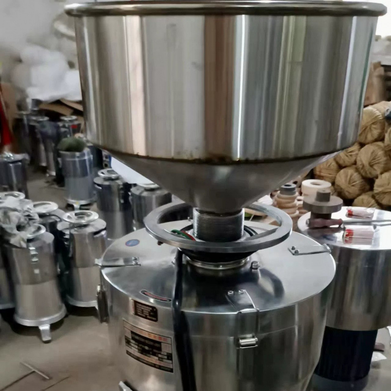 Máquina de leche de arroz comercial, máquina de harina de salchias, molino de pulpa, molino de piedra automático de acero inoxidable, molino de pasta, molino de soja, gran 150 image 13