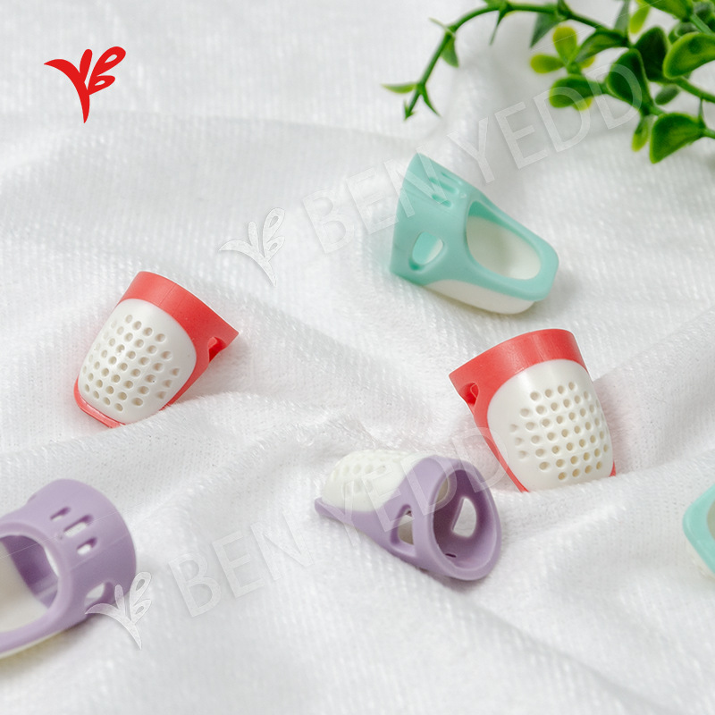 Ben Yedd's New Scandinavian Style Semi-Opening Finger Cot Thimble Dual Material Splicing Model Suitable for Long Nails