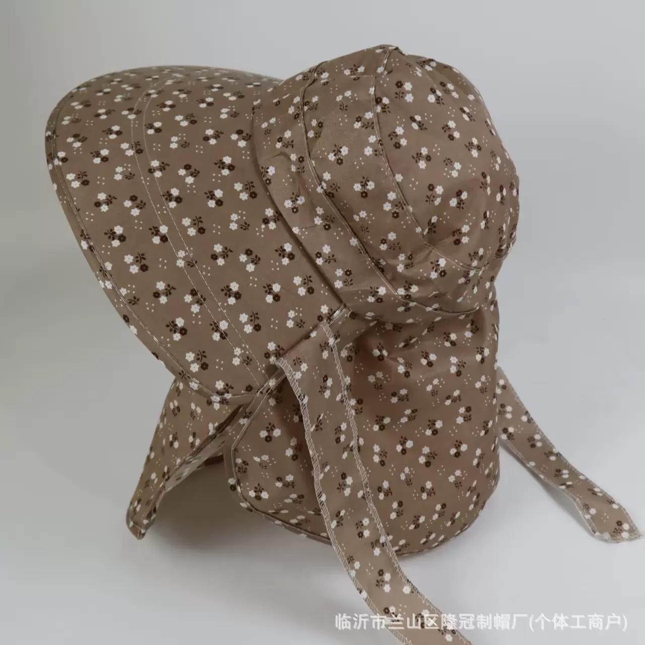 批发大檐遮阳帽中老年防晒帽子夏季采茶帽中防晒护颈大帽檐