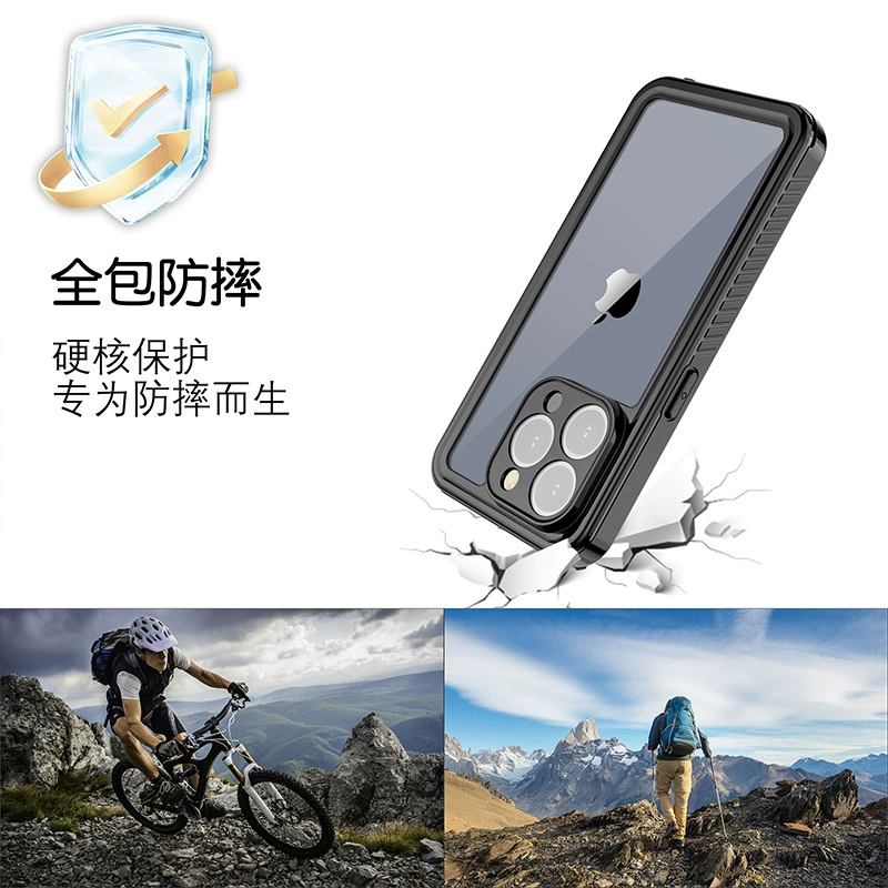 Apple, совместимый с iPhone 15, водонепроницаемый защитный чехол для телефона, 14, защита от падений