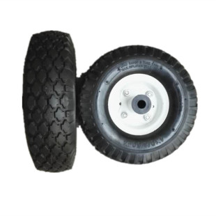 10inch Inflatable Wheel Trolley Wheelbarrow Wheel 10*4.10/3.50-4 Rubber Wheel Gem Flower Outer Tire