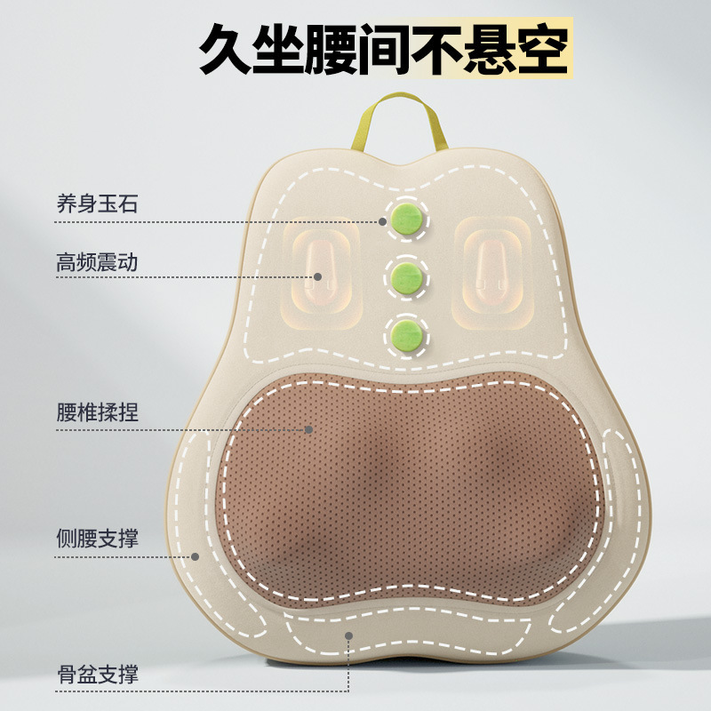 新型の頚椎マッサージ器は首の腰の肩の首の全身の家庭の首の肩の揉み器の枕を温めて贈り物をします。|undefined