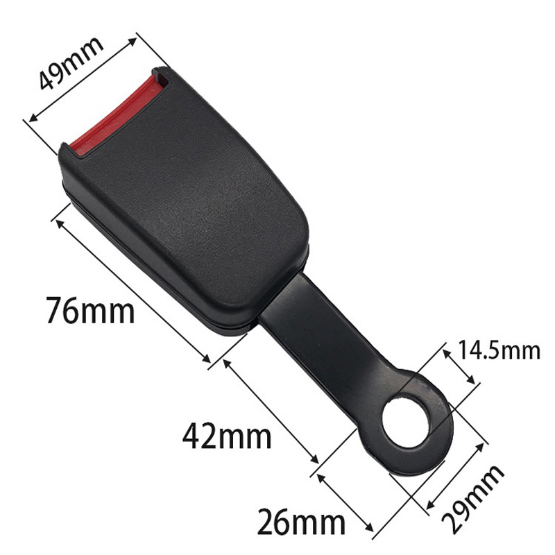 Car seat belt accessories seat lock buckle various safety belt base buckle bus safety belt latch card slot