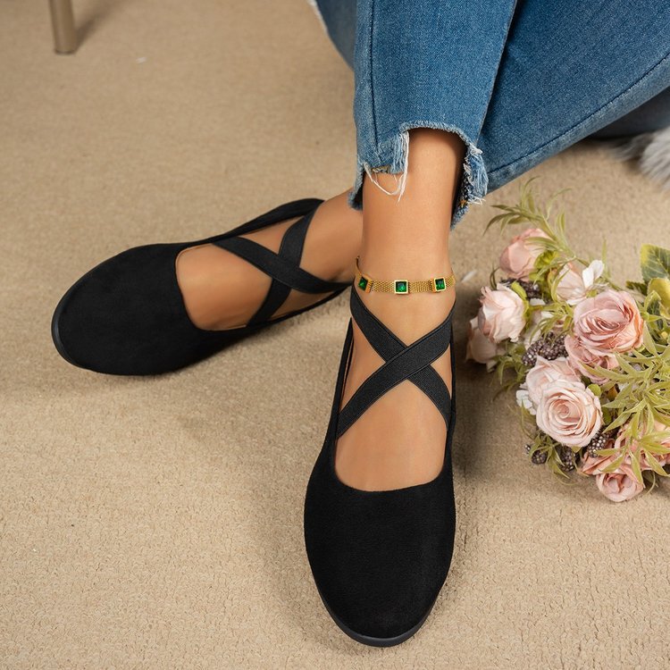 Doudou Shoes Sports Casual Shoes for Women 2025 Spring New European and American Export Large Size Pointed Toe Wedge Shoes for Women Doudou Shoes Sports Casual Shoes for Women 2025 Spring New European and American Export Large Size Pointed Toe Wedge Shoes for Women