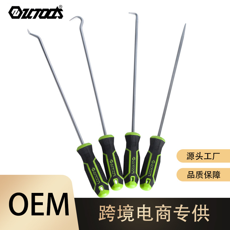 厂家供应4件套油封钩子油封拉拔器加长汽车修理工具拆密封圈钩子