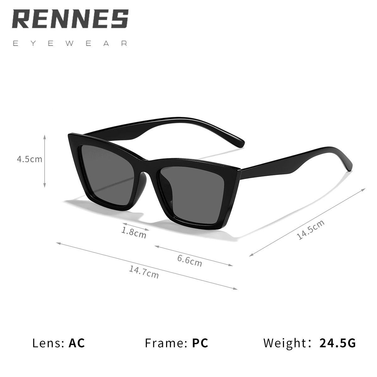 Nuevo europeo y americano gafas de sol moda las mujeres ojo de gato ins estilo moda UV400 sol protección retro sol