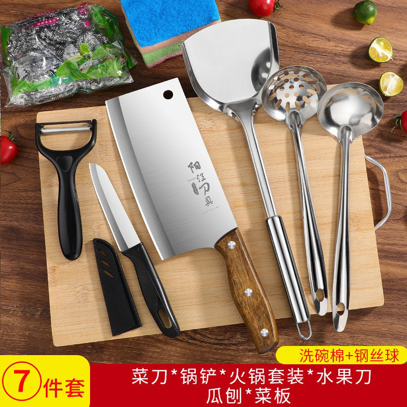 Cortar y cortar cuchillo de cocina antiguo cuchillo de corte de huesos de doble propósito cuchillo de corte de carne doméstico método de corte de carne frutas forjadas a mano Longquan