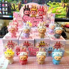 跨境拉布布公仔盲盒高颜值树脂植绒装饰摆件迷你萌粒公仔盲盒批发