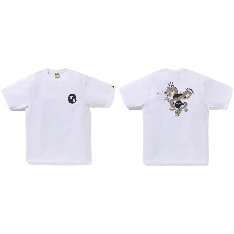 クロスボーダー卸売潮ブランド BAPE エイプヘッド半袖シャークトップ T シャツ供給 240 グラム半袖