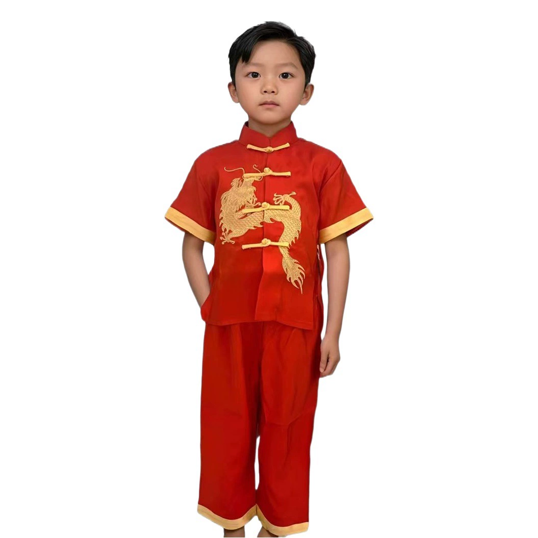 Китайский новогодний мальчик с короткими рукавами
