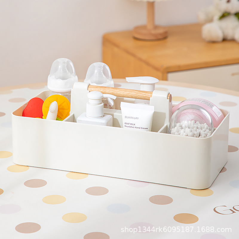 Baby Product Storage Box Household Multi-Grids Large-Capacity Storage Basket Baby Diaper Special Storage Artifact