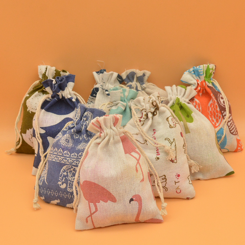 47g Weight Fashion Flower Cloth Daily Gift Bags Party Supplies Gift Wrapping Supplies
