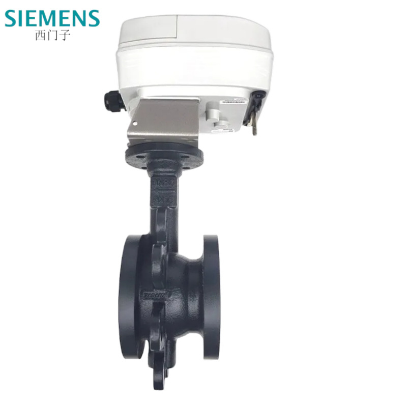 SIEMENS西门子电动二通法兰流量调节模拟型球墨铸铁球阀VAF41