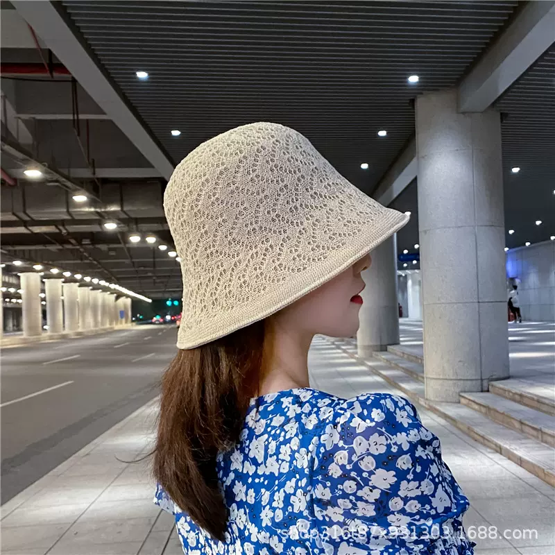 双面渔夫帽女韩版潮百搭遮阳帽夏季薄款透气遮脸防晒帽太阳帽子女