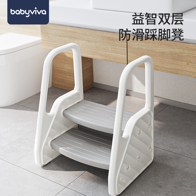 批發寶寶洗手梯踩腳凳幼兒洗臉台階凳兒童洗漱台踏腳小孩衛生間墊