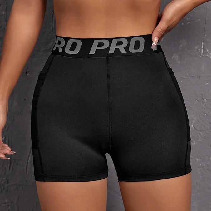 Deportes de verano, fitness, pantalones de yoga, cintura alta, glúteos, leggings desnudos delgados, pantalones de tres puntos de ciclismo de cadera melocotón para mujer