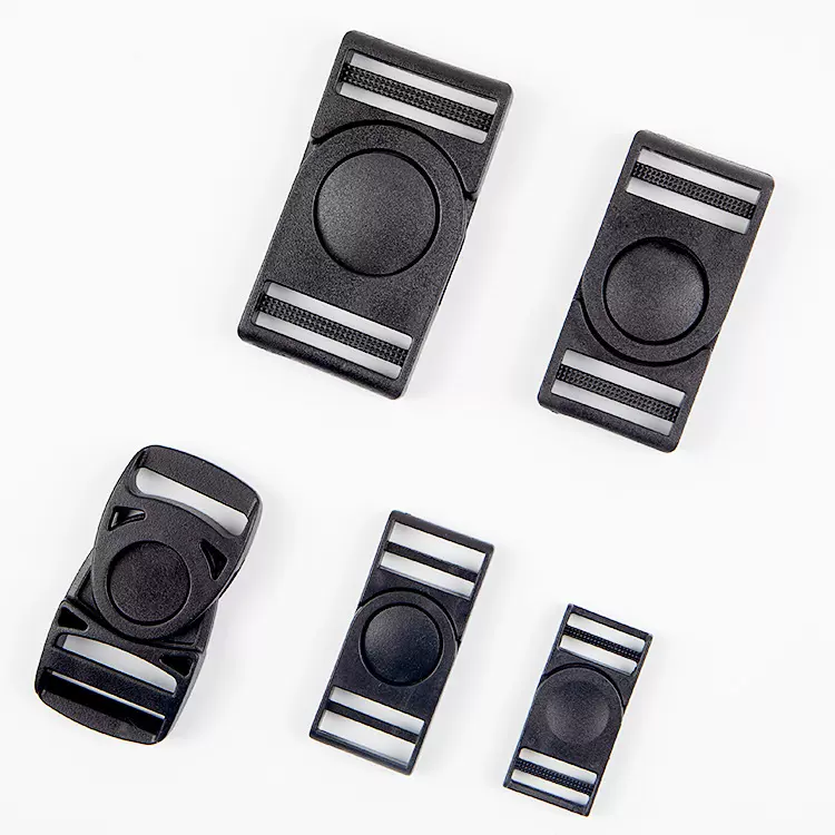 pom箱包塑料旋转插扣调节扣 安全扣书包扣 背带扣子母包带对扣子