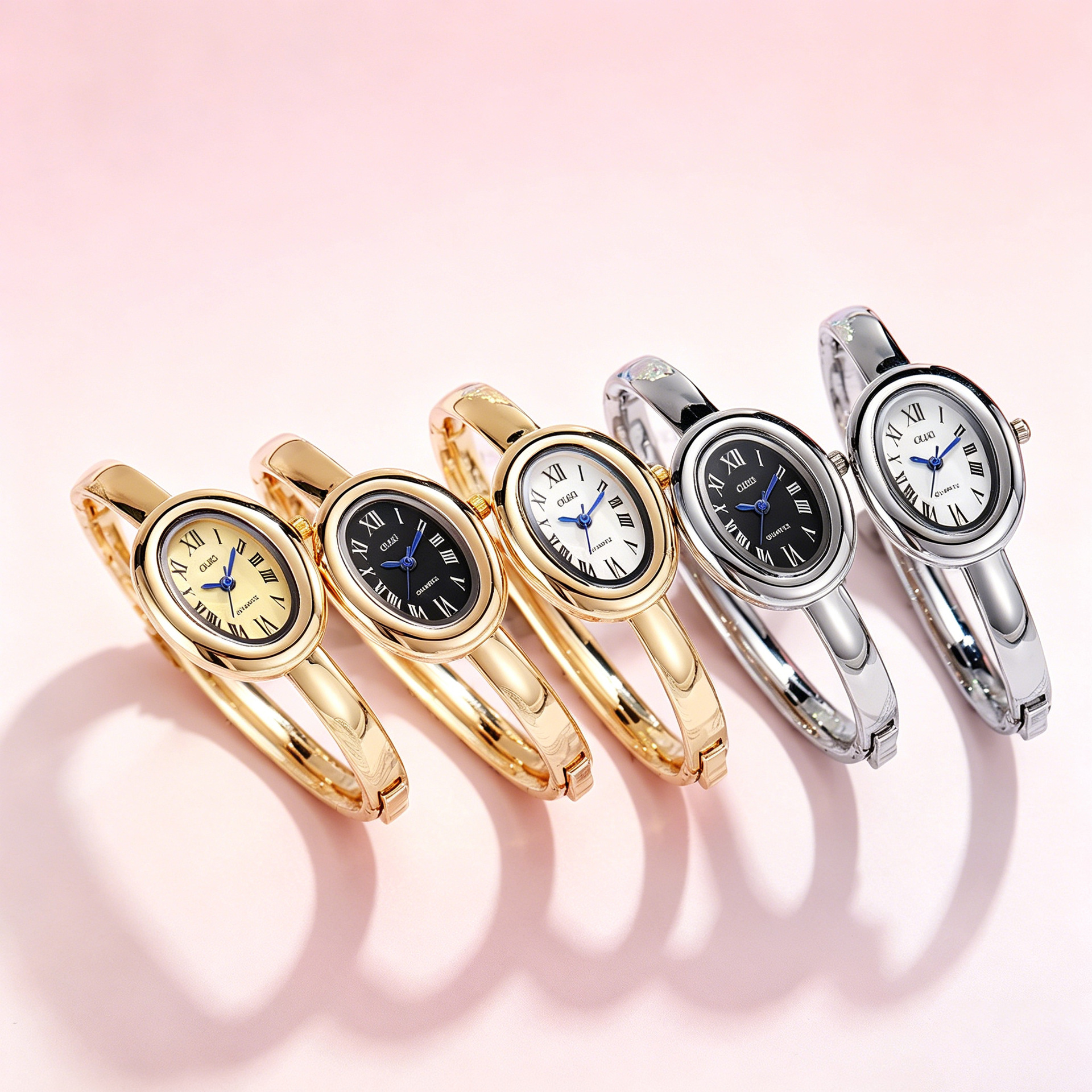 Nueva pulsera de bañera, reloj de mujer, reloj de mujer, reloj de pulsera de mujer, escala romana, reloj de cuarzo al por mayor image 4