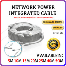 4芯网络电源视频线室内网线供电安防监控监控摄像头跨境工厂外贸